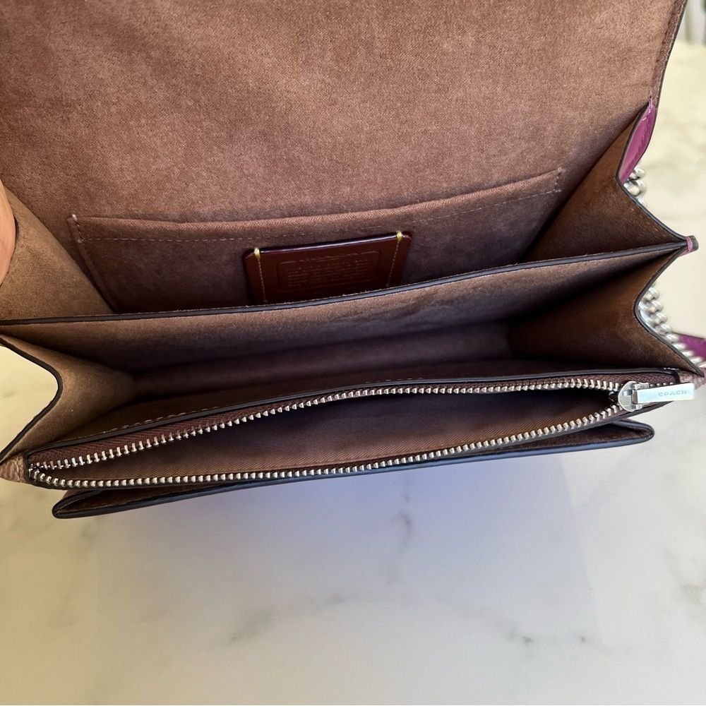 NWT Coach Klare Crossbody Bag In Signature Canvas & Leather With Bow Print CY649 - Picture 12 of 16